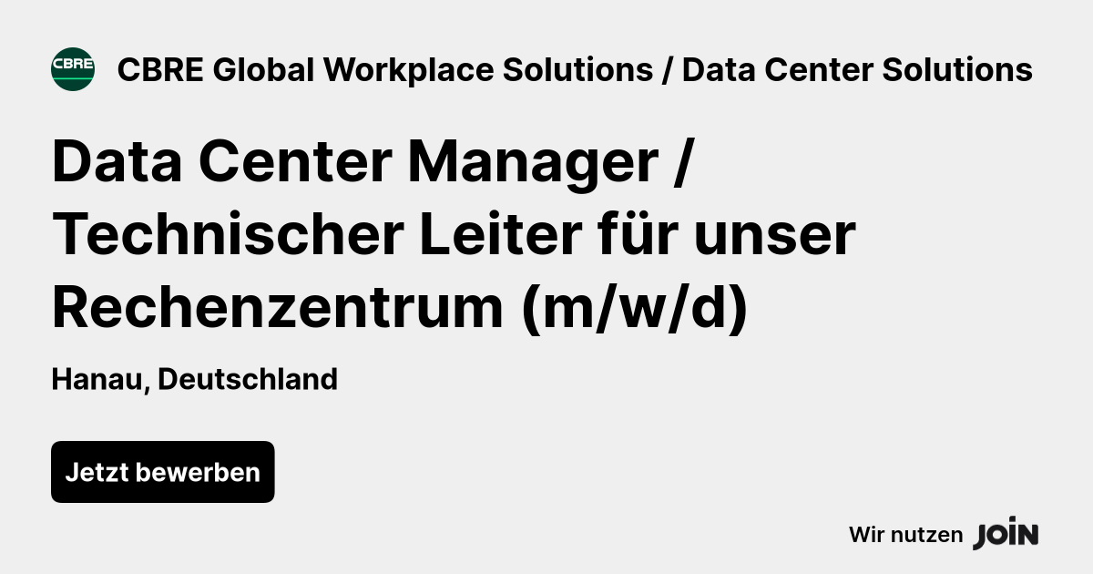 CBRE Global Workplace Solutions / Data Center Solutions logo