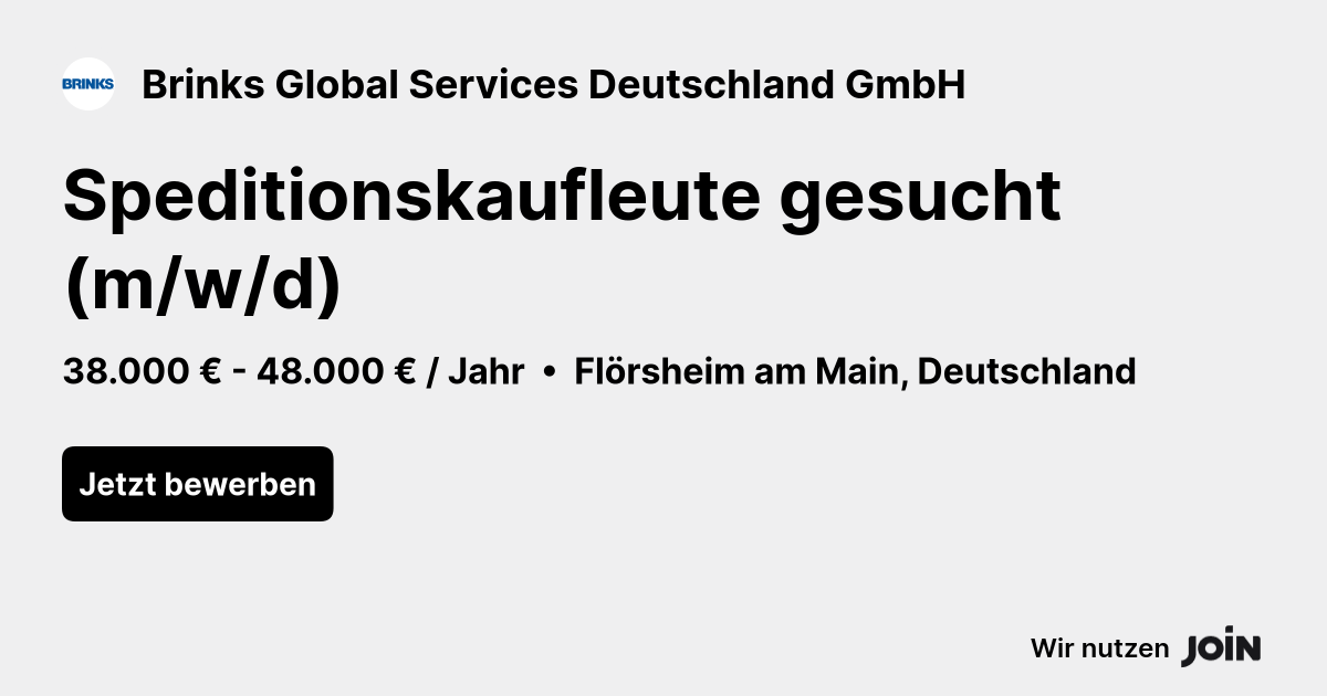 Brink‘s Global Services Deutschland GmbH logo
