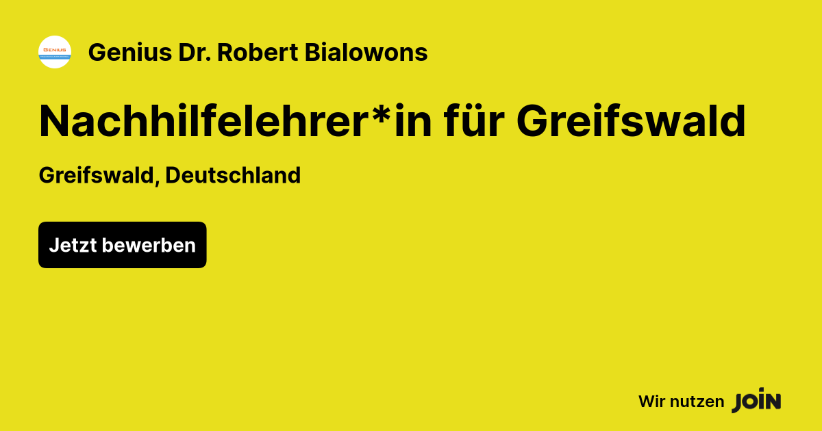 Genius Dr. Robert Bialowons logo