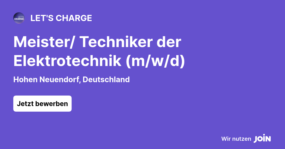 LET'S CHARGE logo