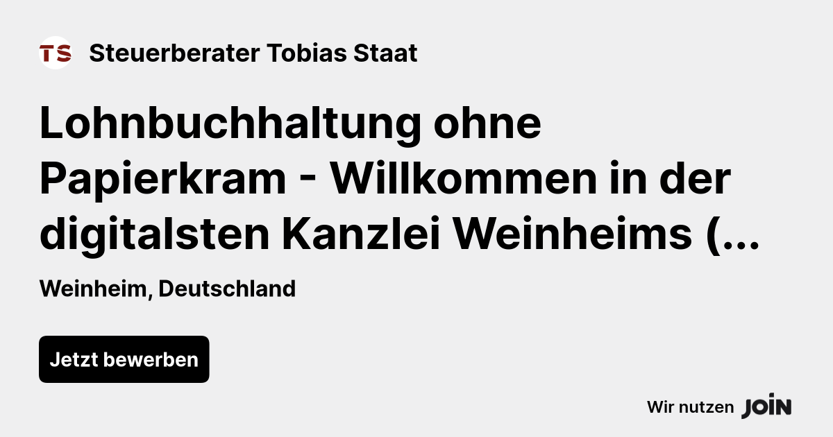 Steuerberater Tobias Staat logo