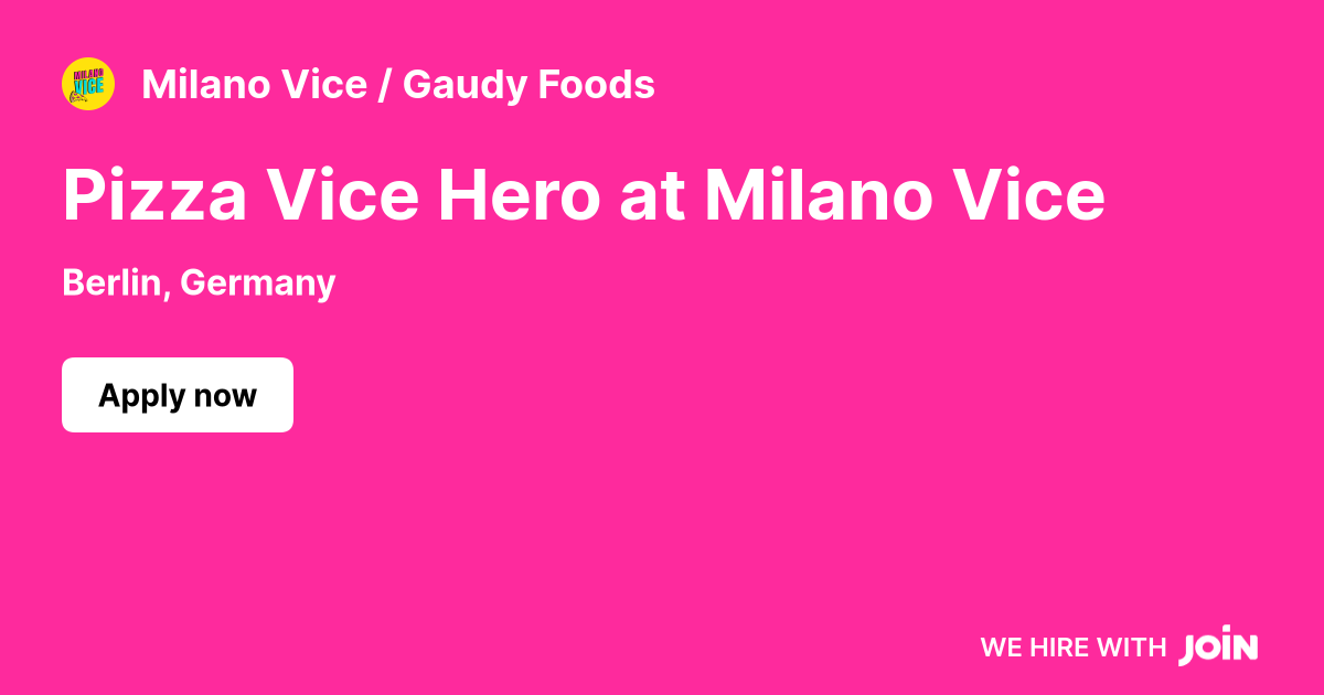 Milano Vice / Gaudy Foods logo