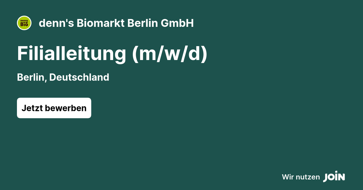 denn's Biomarkt Berlin GmbH logo