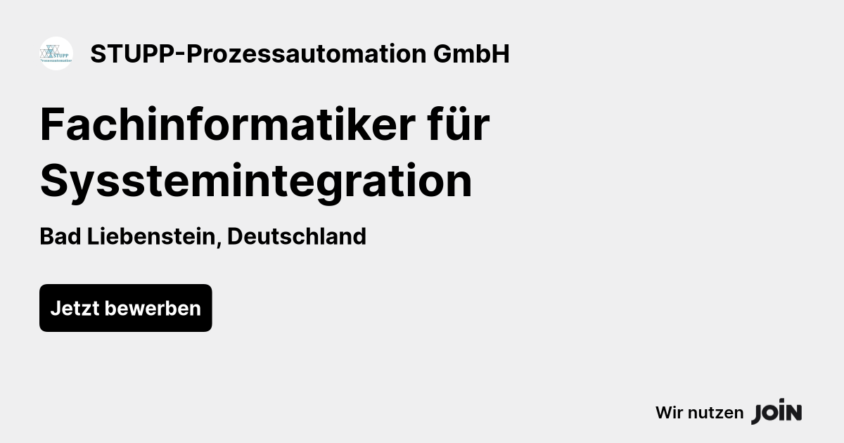 STUPP-Prozessautomation GmbH logo