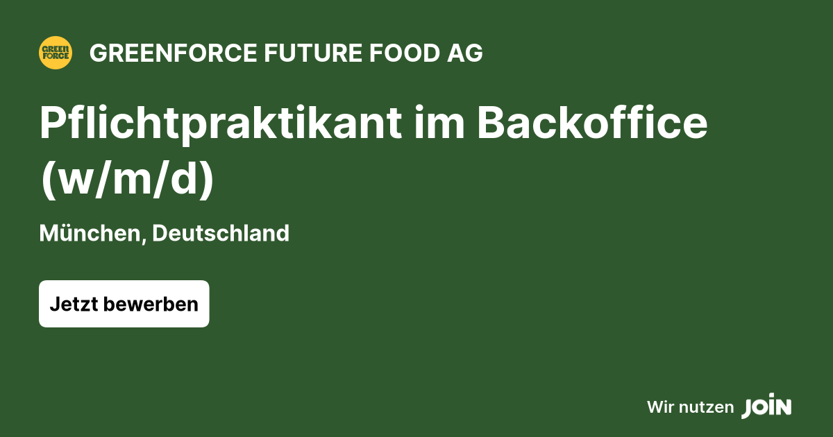 GREENFORCE FUTURE FOOD AG logo
