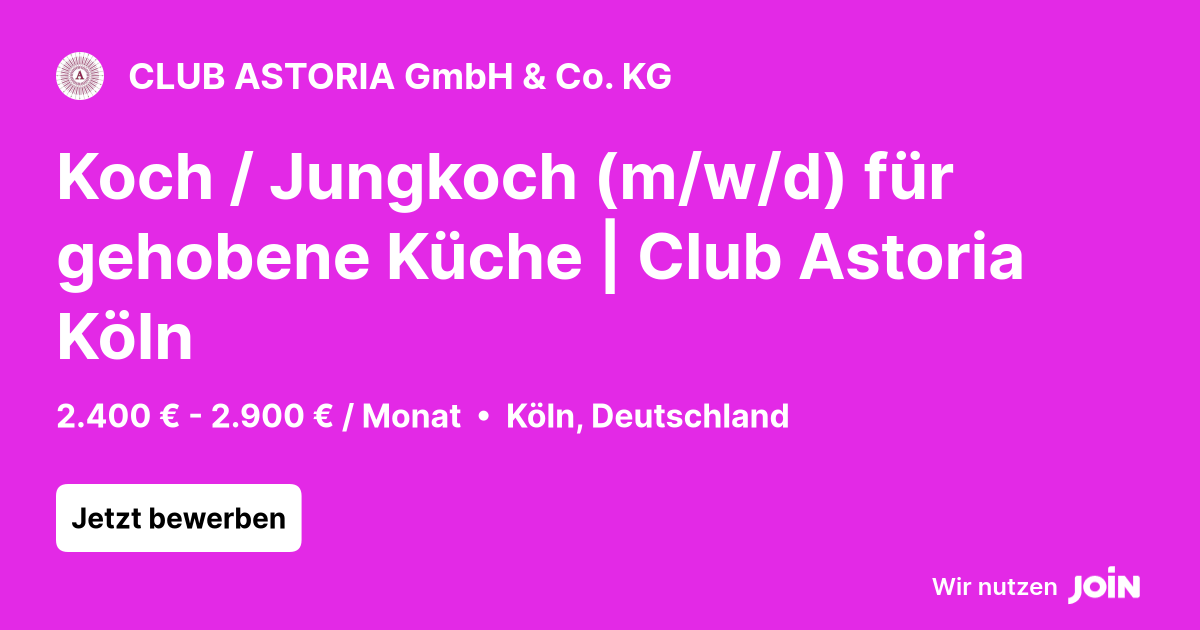 CLUB ASTORIA GmbH & Co. KG logo