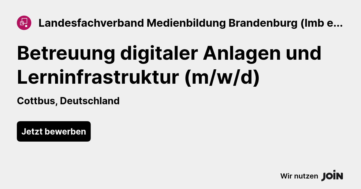 Landesfachverband Medienbildung Brandenburg (lmb e.V.) logo