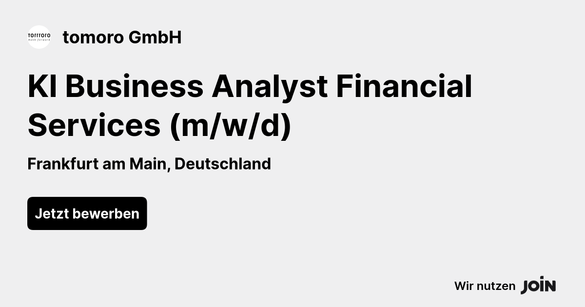 tomoro GmbH logo