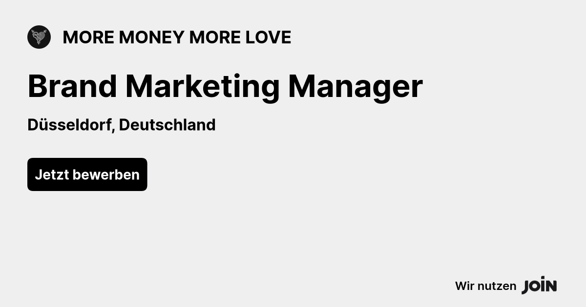 MORE MONEY MORE LOVE logo
