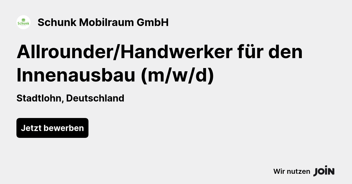Schunk Mobilraum GmbH logo