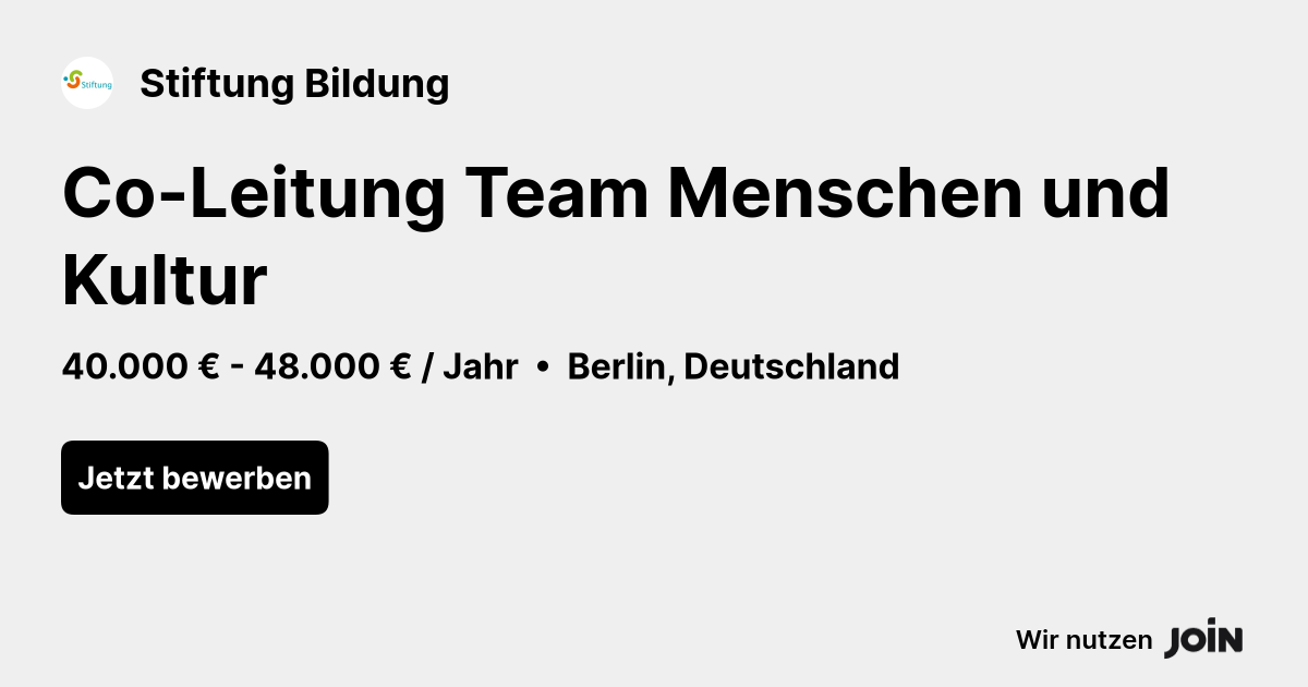 Stiftung Bildung logo