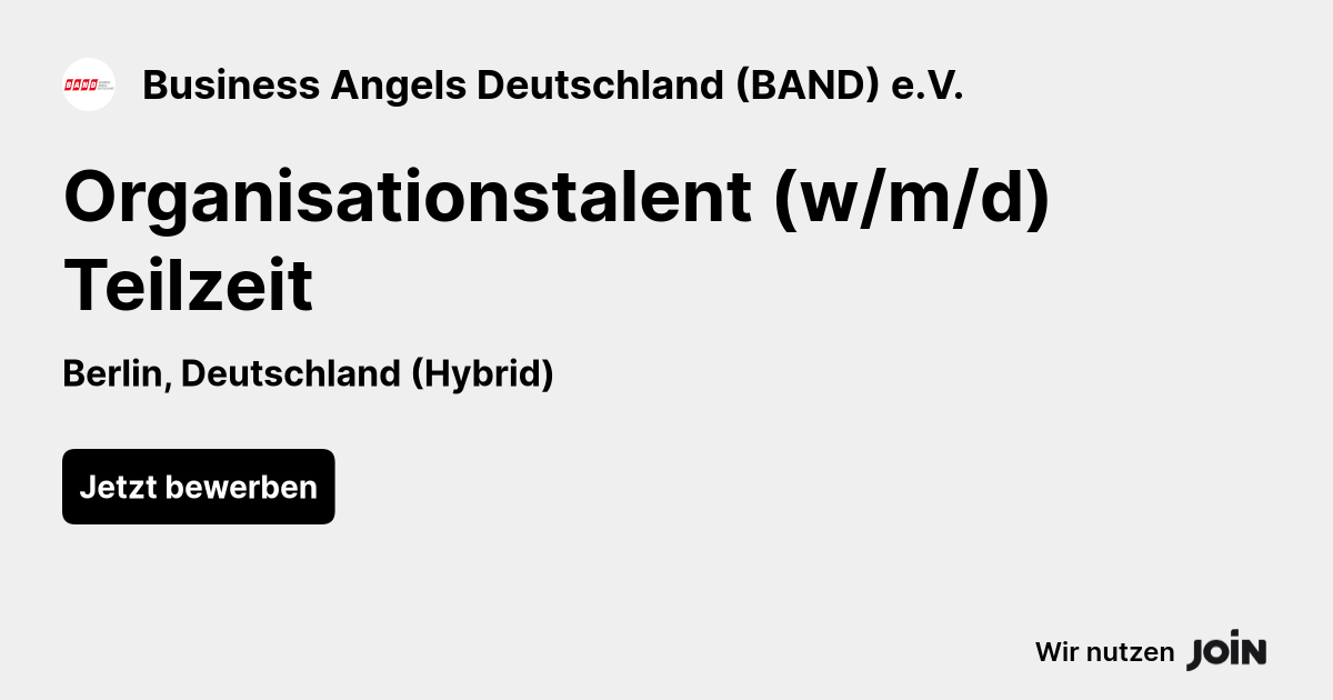 Business Angels Deutschland (BAND) e.V. logo