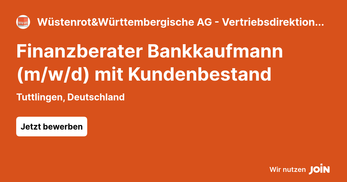 Wüstenrot&Württembergische AG - Vertriebsdirektion Tübingen logo