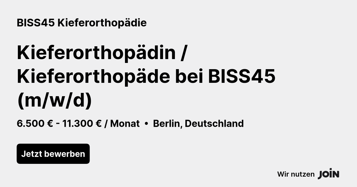 BISS45 Kieferorthopädie logo