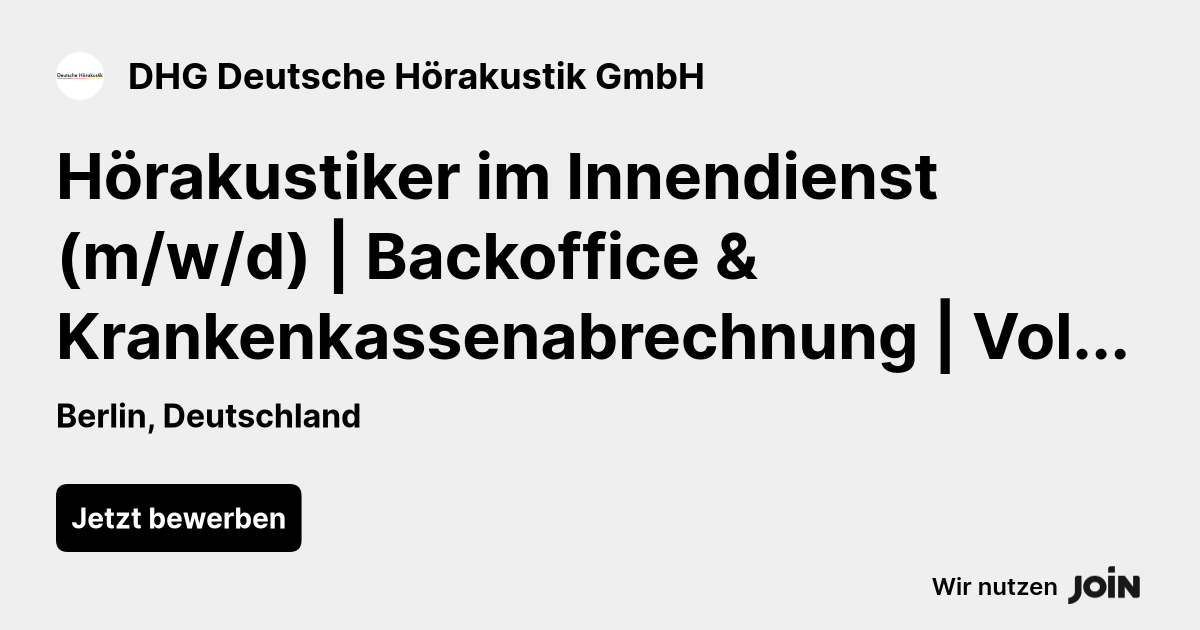 DHG Deutsche Hörakustik GmbH logo