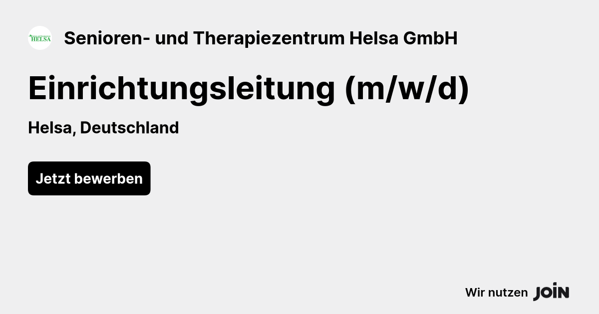 Senioren- und Therapiezentrum Helsa GmbH logo