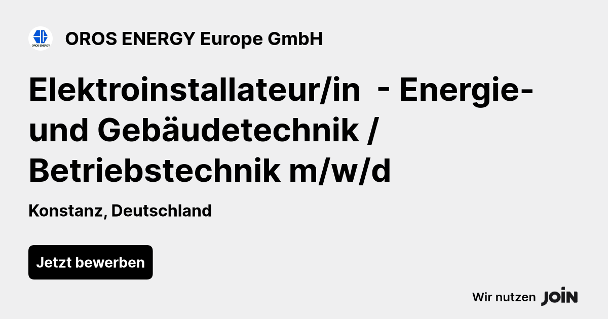 OROS ENERGY Europe GmbH logo