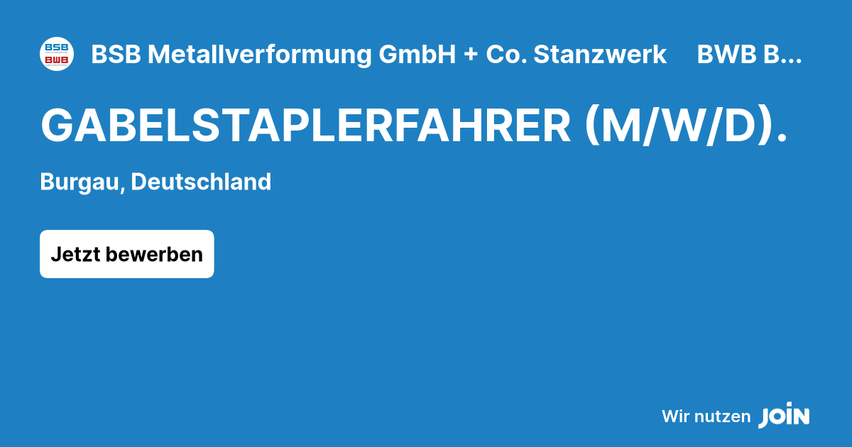 BSB Metallverformung GmbH + Co. Stanzwerk     BWB Behälter-Werk Burgau GmbH +Co. KG logo