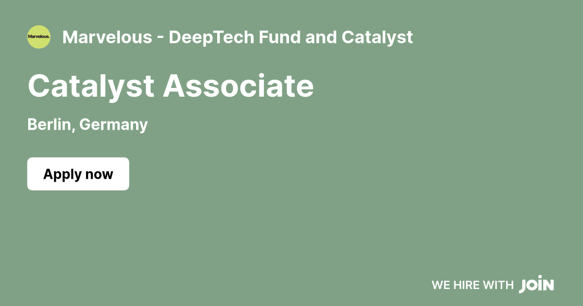 Marvelous - DeepTech Fund and Catalyst logo