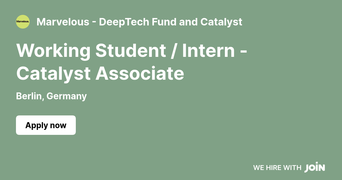 Marvelous - DeepTech Fund and Catalyst logo