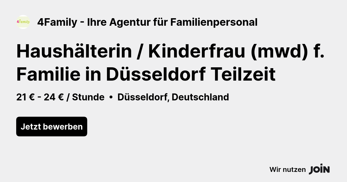 4Family - Ihre Agentur für Familienpersonal logo