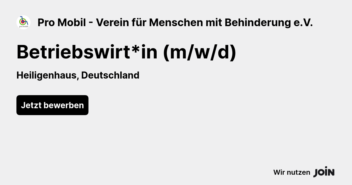 Pro Mobil - Verein für Menschen mit Behinderung e.V. logo