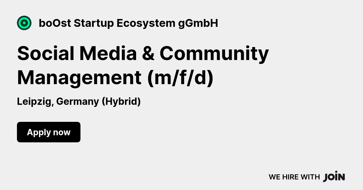 boOst Startup Ecosystem gGmbH logo