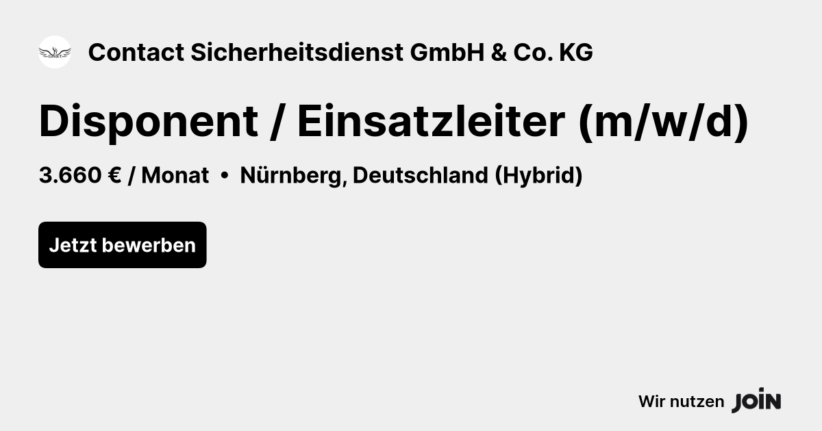 Contact Sicherheitsdienst GmbH & Co. KG logo