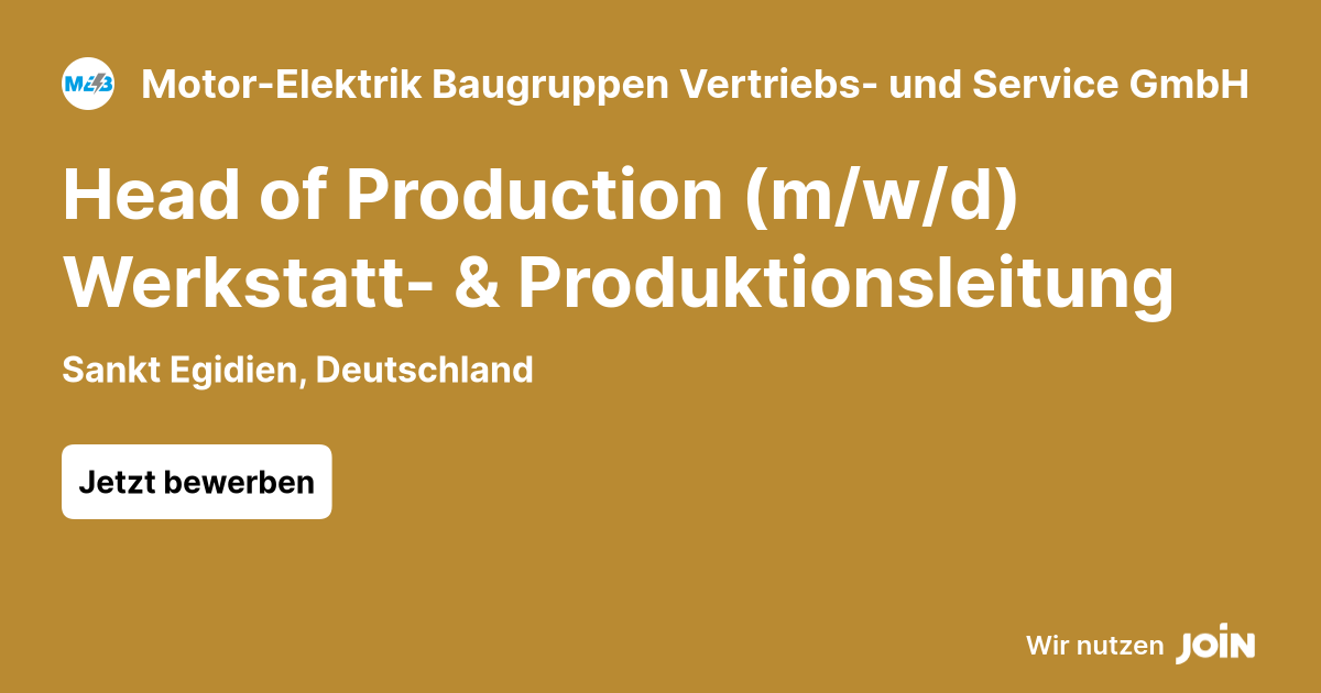 Motor-Elektrik Baugruppen Vertriebs- und Service GmbH logo