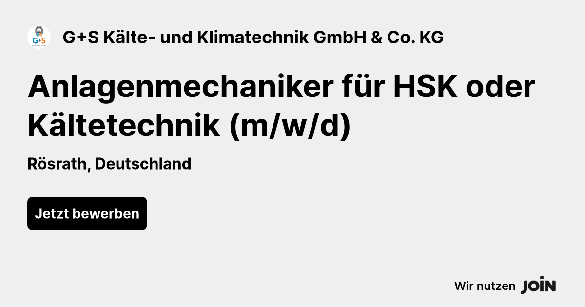 G+S Kälte- und Klimatechnik GmbH & Co. KG logo