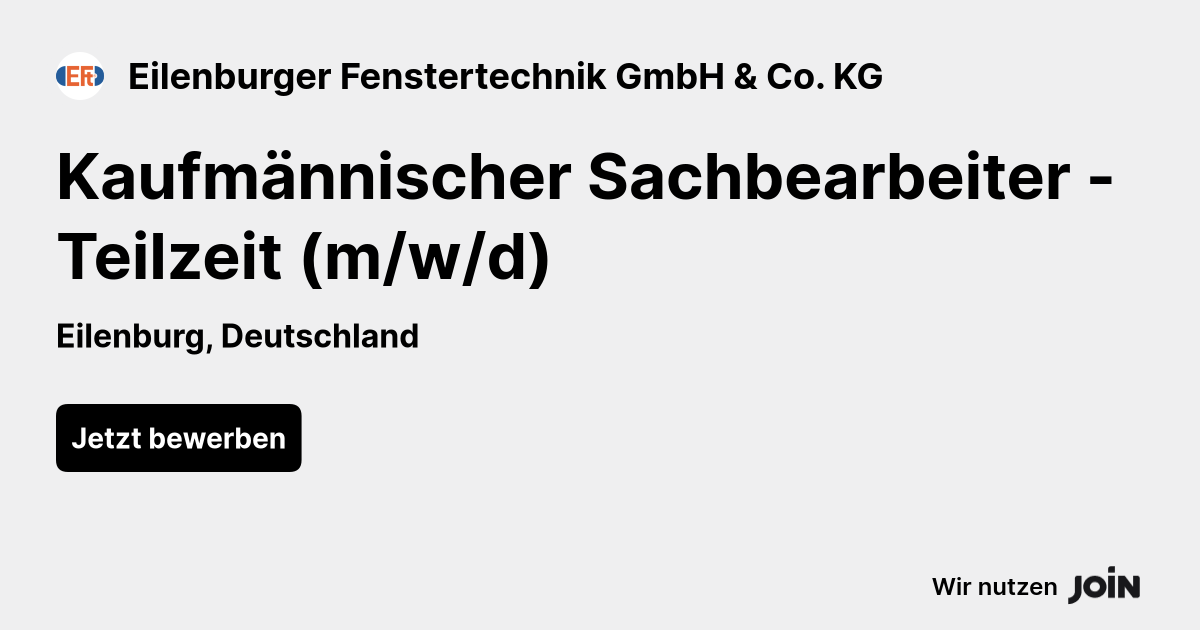 Eilenburger Fenstertechnik GmbH & Co. KG logo