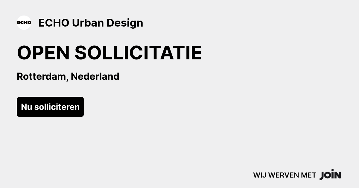 ECHO Urban Design logo