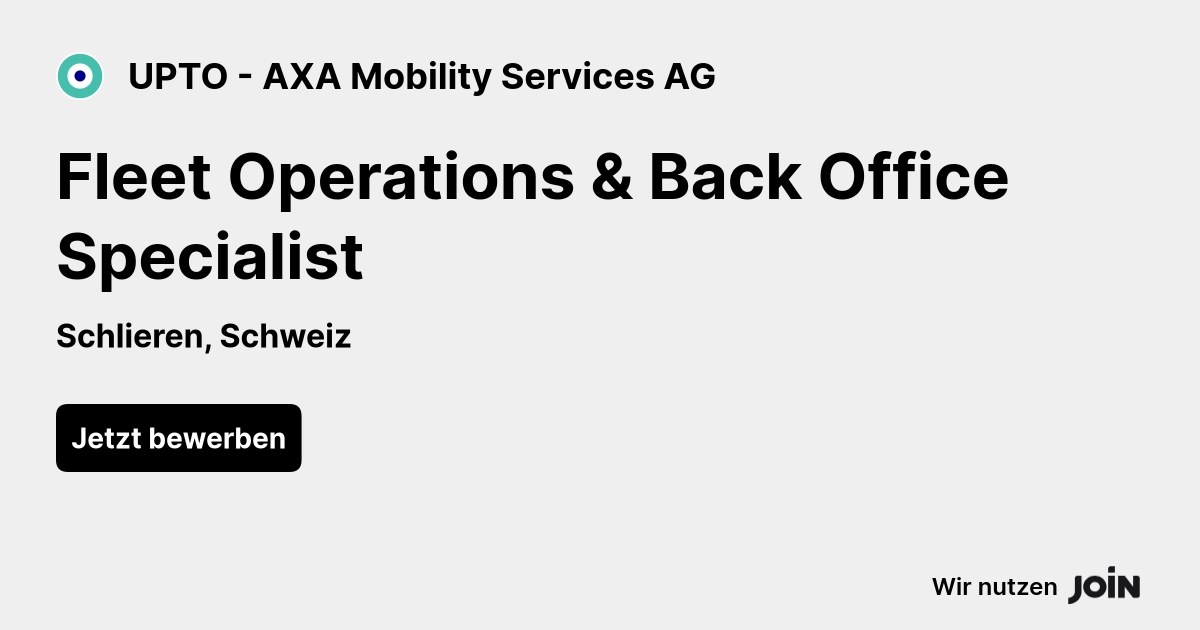 UPTO - AXA Mobility Services AG logo