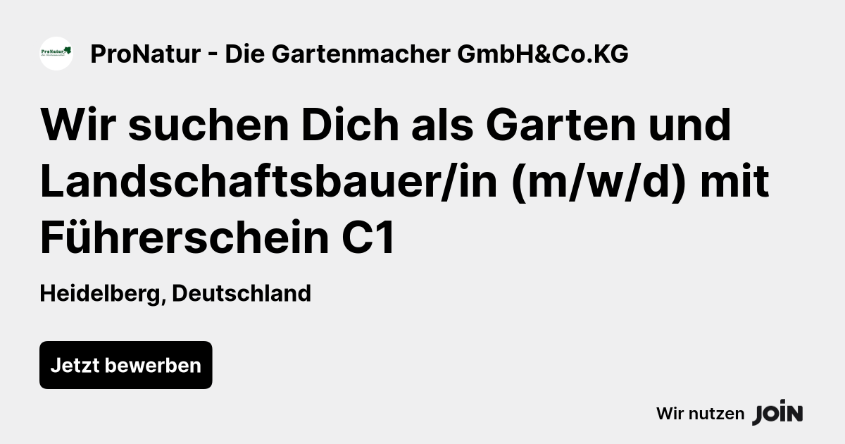 ProNatur - Die Gartenmacher GmbH&Co.KG logo
