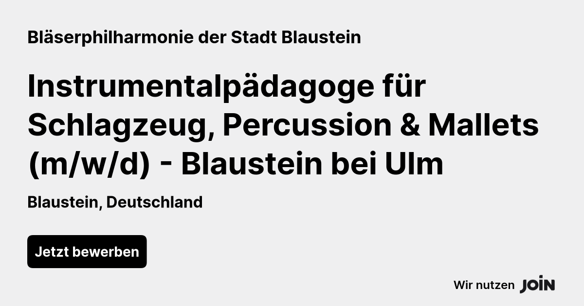 Bläserphilharmonie der Stadt Blaustein logo