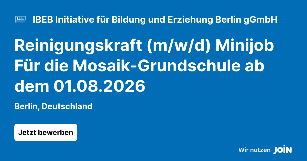 IBEB Initiative für Bildung und Erziehung Berlin gGmbH logo