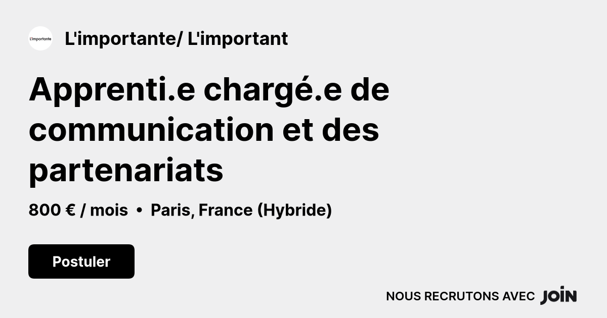 L'importante/ L'important logo