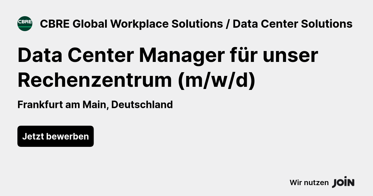 CBRE Global Workplace Solutions / Data Center Solutions logo