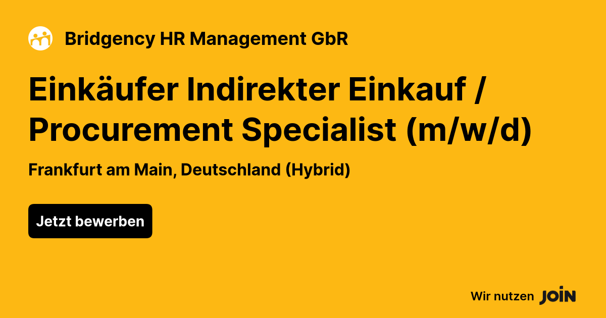 Bridgency HR Management GbR logo