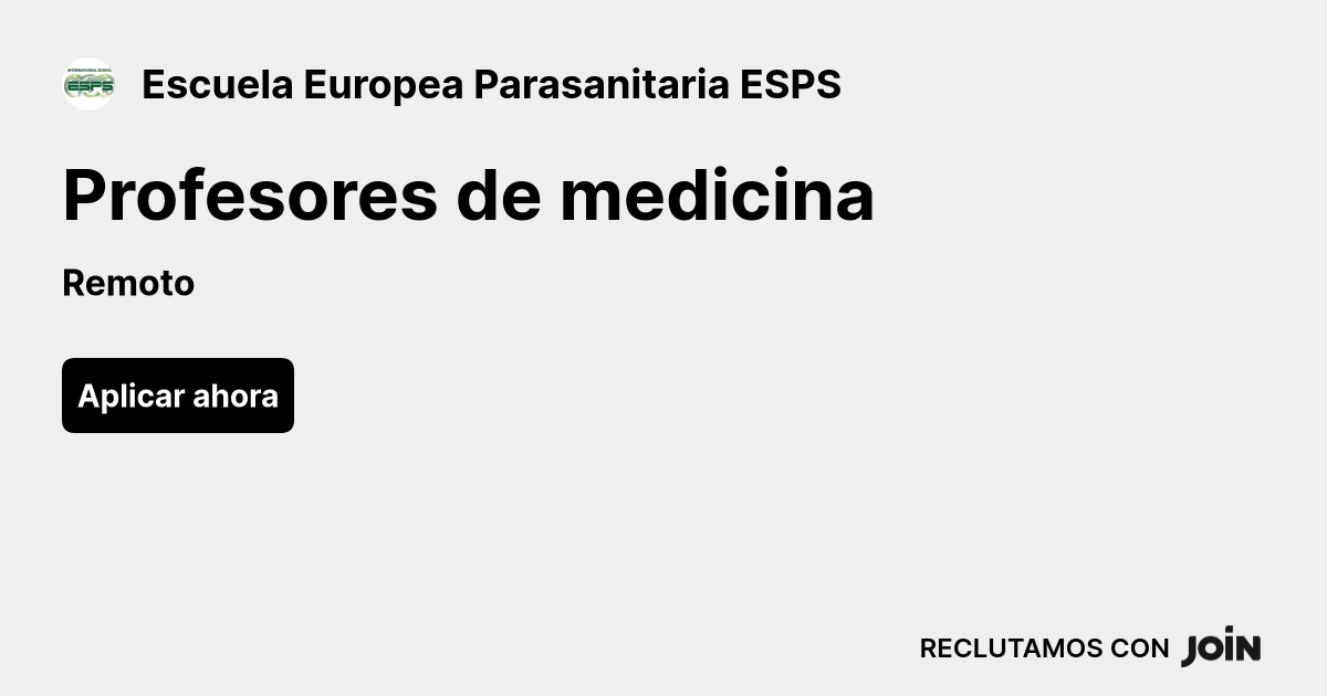 Escuela Europea Parasanitaria ESPS logo