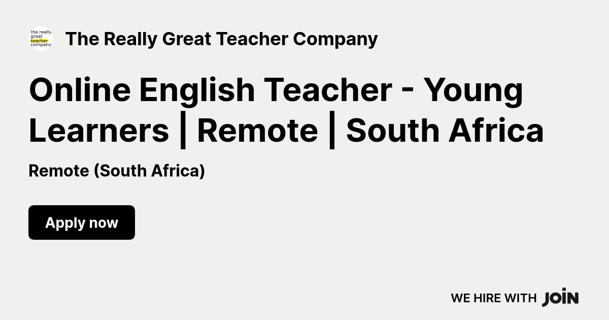 The Really Great Teacher Company logo