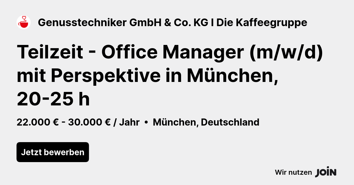 Genusstechniker GmbH & Co. KG I Die Kaffeegruppe logo