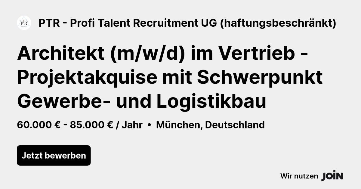 PTR - Profi Talent Recruitment UG (haftungsbeschränkt) logo