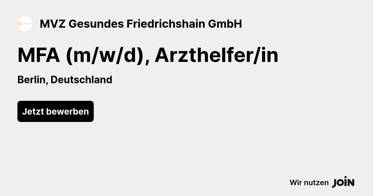 MVZ Gesundes Friedrichshain GmbH logo