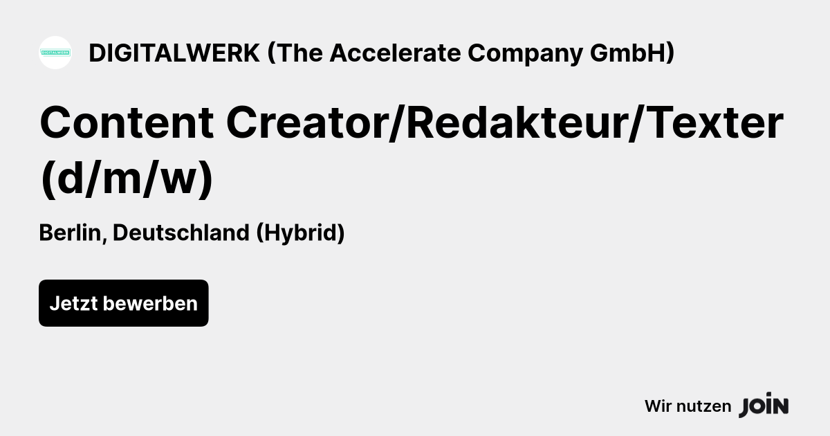 DIGITALWERK (The Accelerate Company GmbH) logo