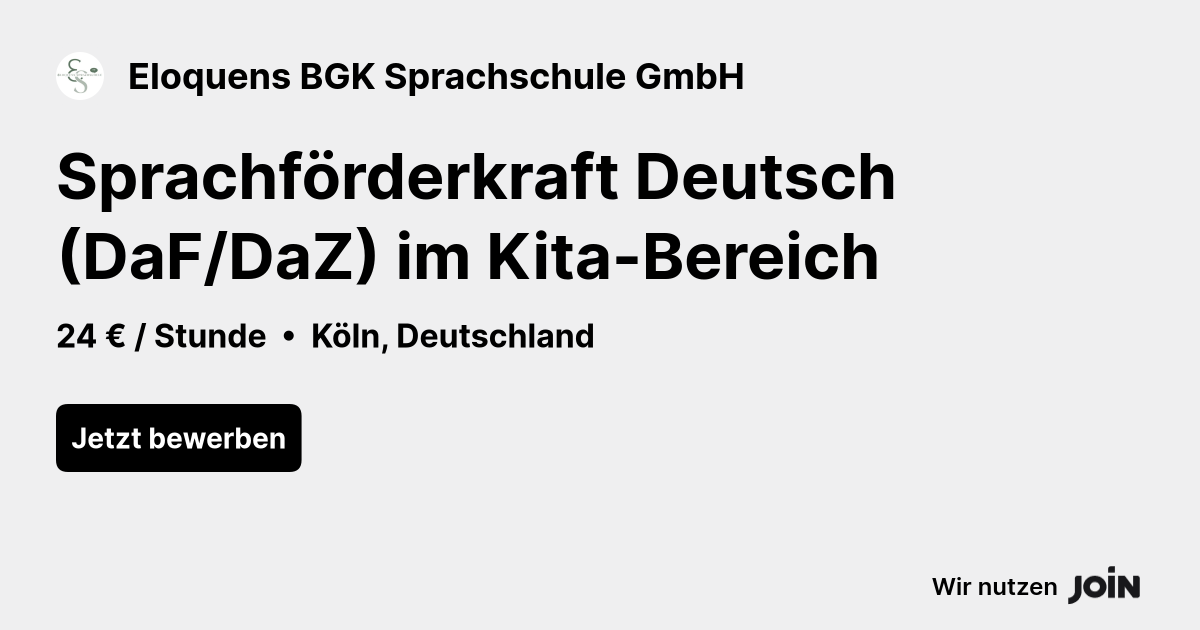 Eloquens BGK Sprachschule GmbH logo