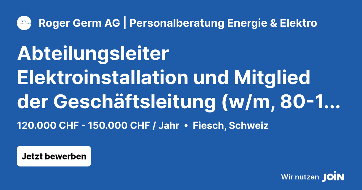 Roger Germ AG | Personalberatung Energie & Elektro logo