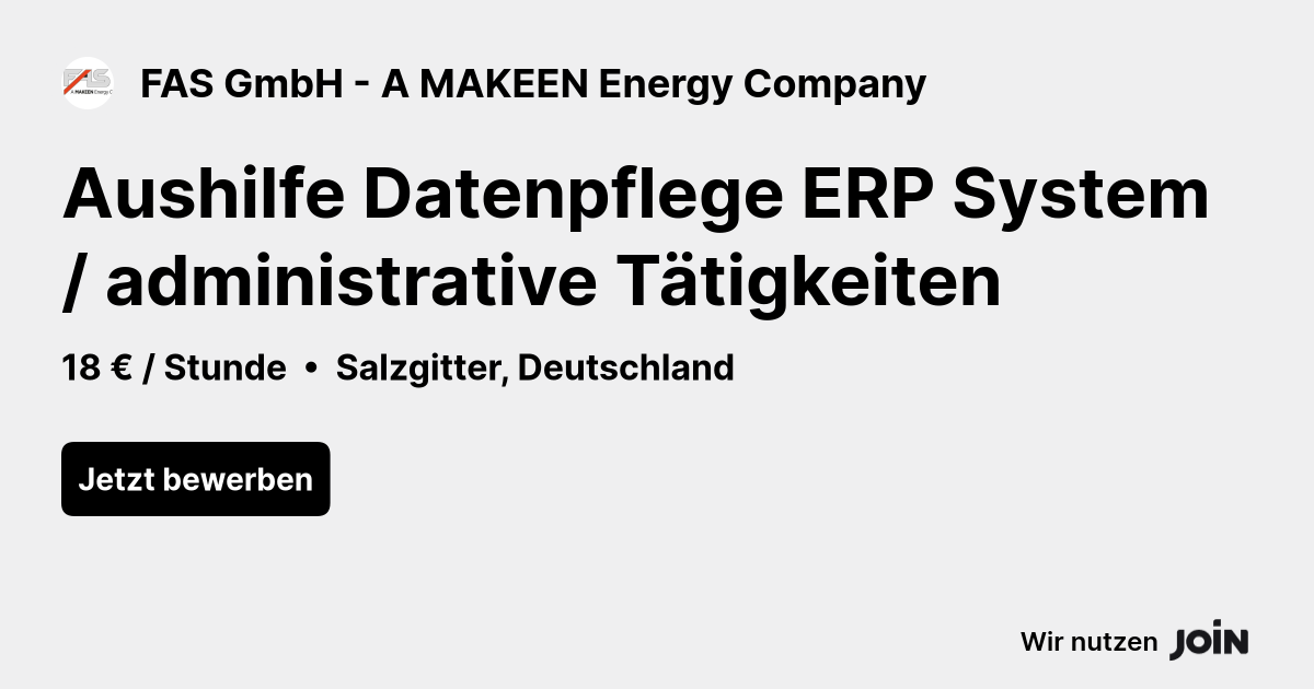 FAS GmbH - A MAKEEN Energy Company logo