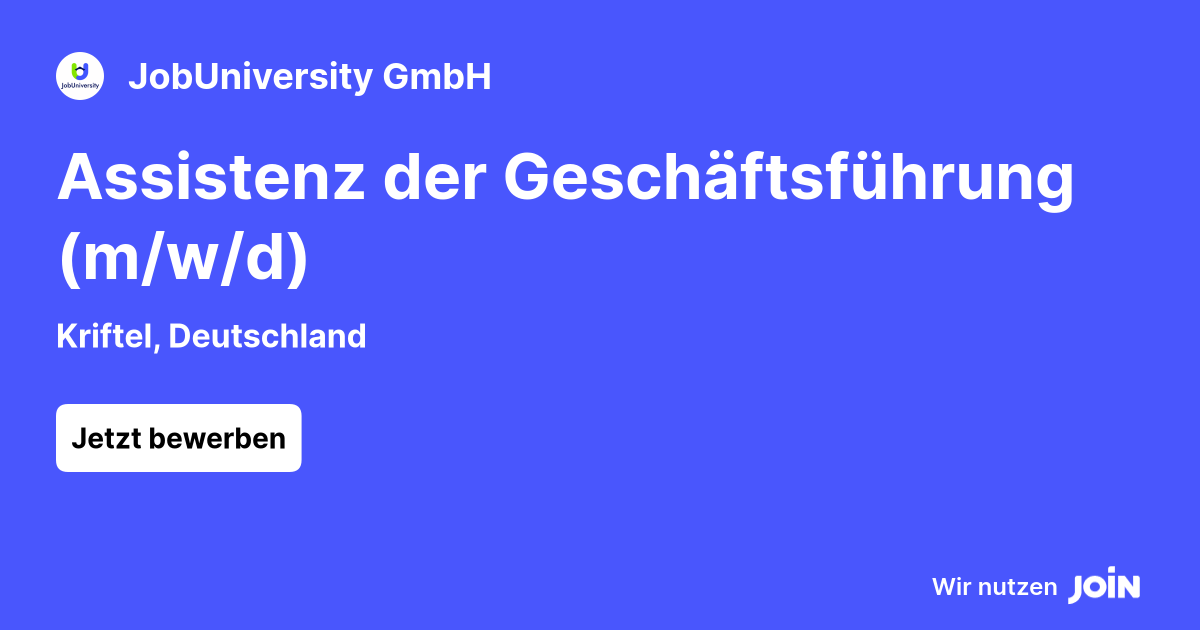 JobUniversity GmbH logo