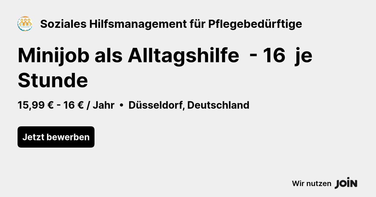 Soziales Hilfsmanagement für Pflegebedürftige logo